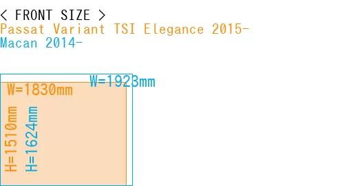 #Passat Variant TSI Elegance 2015- + Macan 2014-